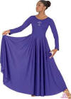 Rhinestone Cross Dance Dress