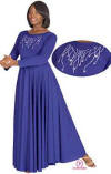 Praise Rhinestones Dance Dress