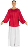 Unisex Long Sleeve Peasant Top