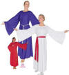Polyester Angel Sleeve Dress