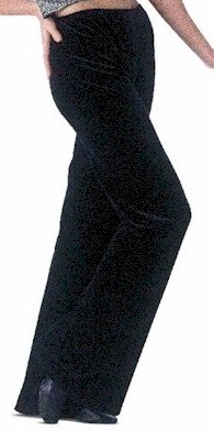Velvet Hip Hugger Jazz Pants