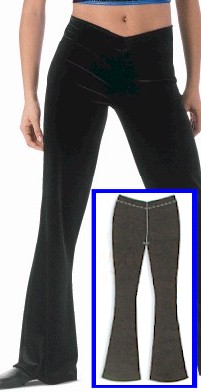 V-Front Velvet Jazz Pants