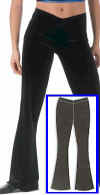 V-Front Velvet Jazz Pants