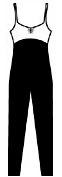 2-Tone Pinch Front Camisole Unitard