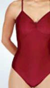 Deep Pinch Front Camisole Leotard