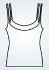 Double Layer Camisole Top