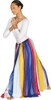 Chiffon Streamer Skirt