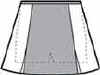 4-Panel Skirt w/ Boyleg Short
