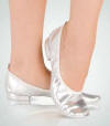 Veena Metallic Foldable Slipper