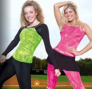 Hip_Hop Tie-Dye Crop Tight