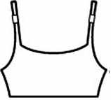 Adjustable Strap Camisole Bra Top