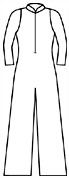 Long Sleeve Zip Front Jazz Unitard w/ Mandarin Collar