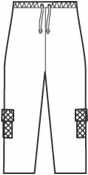 Capri w/ Big Hole Mesh Cargo Pockets
