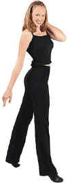 Cotton Lycra Bootleg Jazz Pants