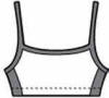 Camisole Bra Top w/ Binding