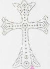 Rhinestone Cross Applique