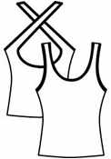 Cross Back Halter Top