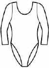 Long Sleeve Scoop Neck Leotard