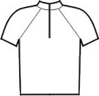 Men's Short Sleeve Zip Front Mock Neck Top