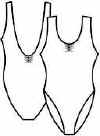 Tank Leotard w/ Pinch Front & Back