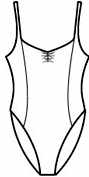 Princess Camisole Leotard w/ Pinch Front
