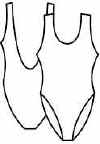 Tank Leotard w/ Low Back