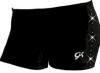 Velvet Micro Mini Workout Short w/Crystals