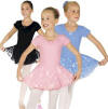 Rose Jacquard Double Layer Skirted Leotard