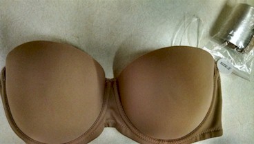 Plus Size Clear Back - Clear Strap Bra